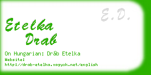 etelka drab business card